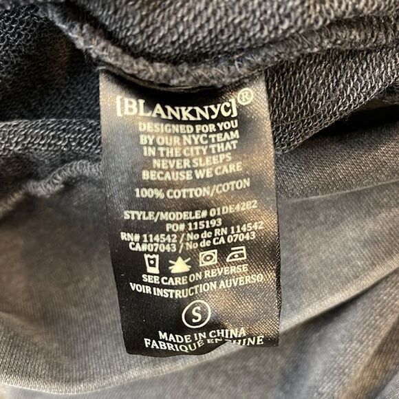 BLANK NYC long sleeve 1/2 zip women’s top sweatshirt gray (nwt) - Picture 8 of 9